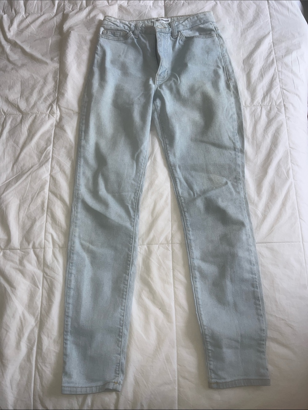 American Apparel Light Blue Skinny Jeans for Women